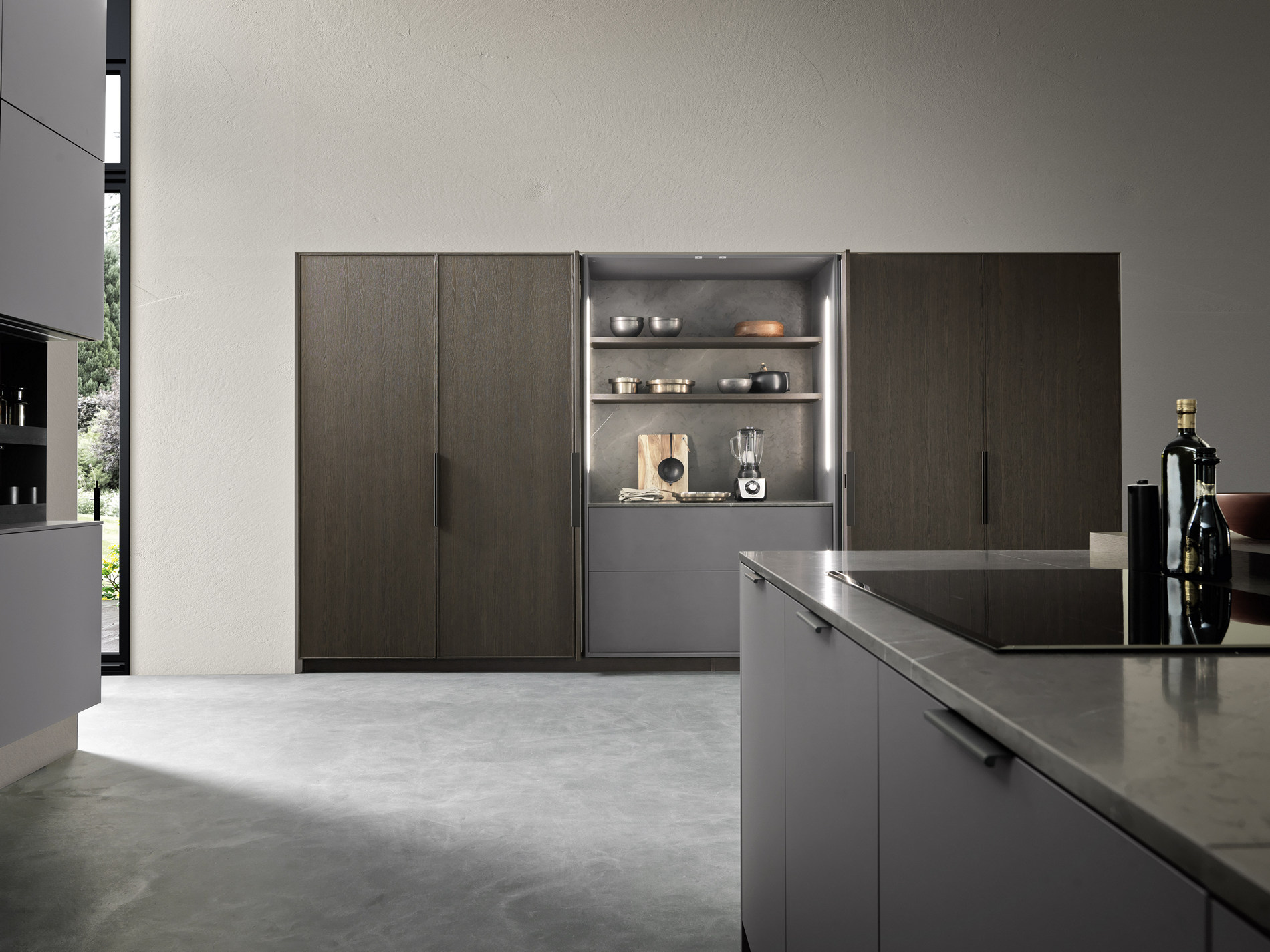 Modern kitchen cabinets
